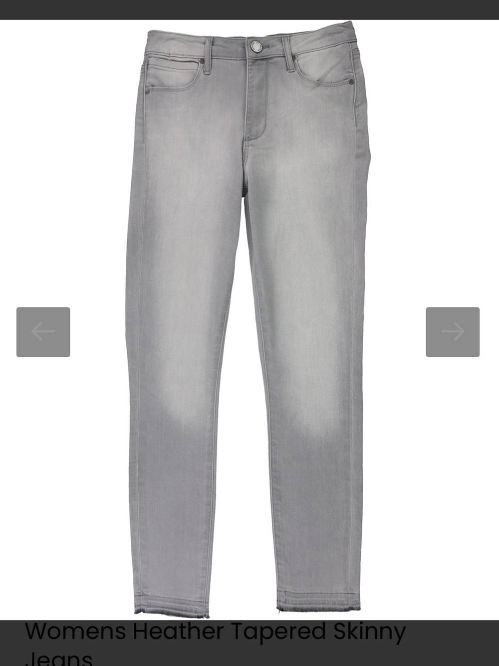 Articles Of Society Heather Tapered  Gray Skinny Jeans- worn 3-4x